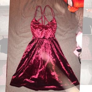 velvet dress